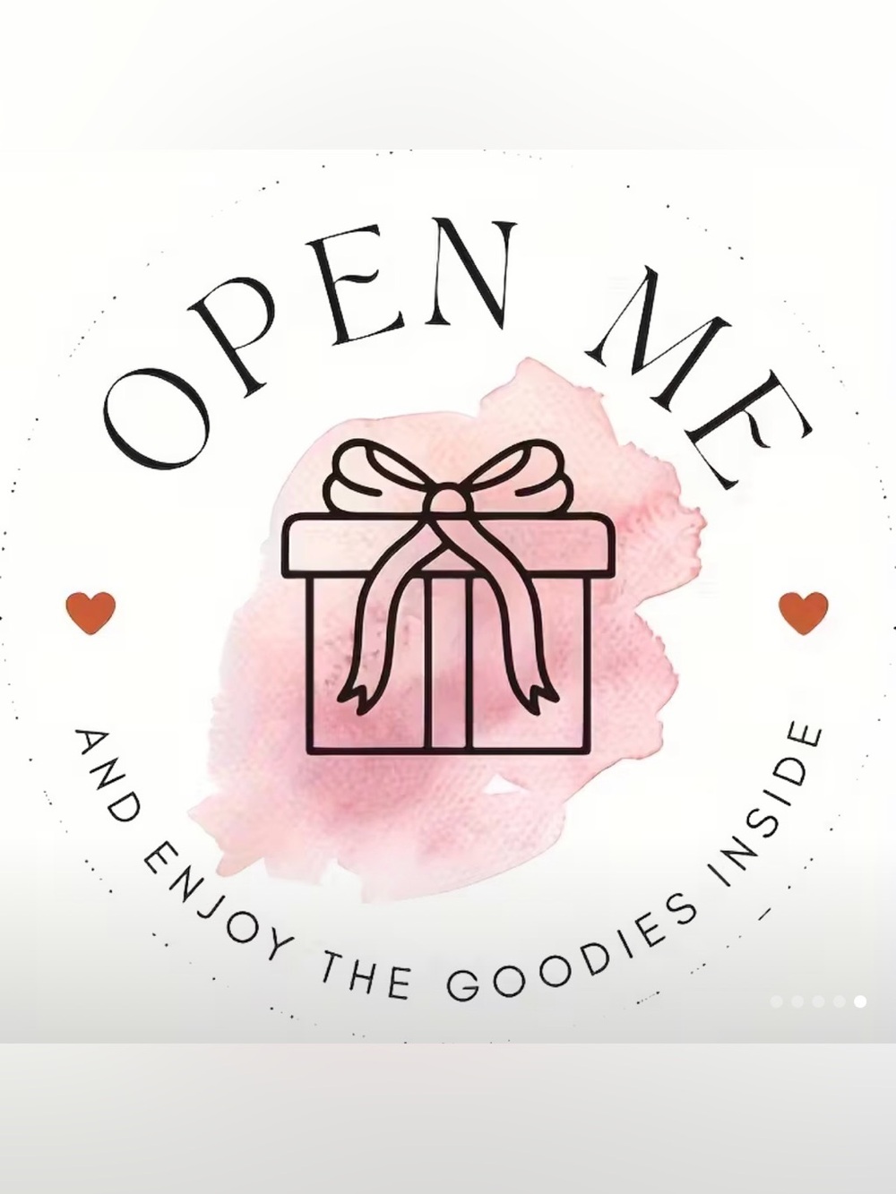 Open Me and enjoy stickers 200